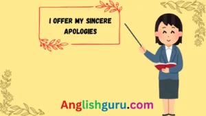 Read more about the article 15+ Synonyms for “Please Accept My Apologies”