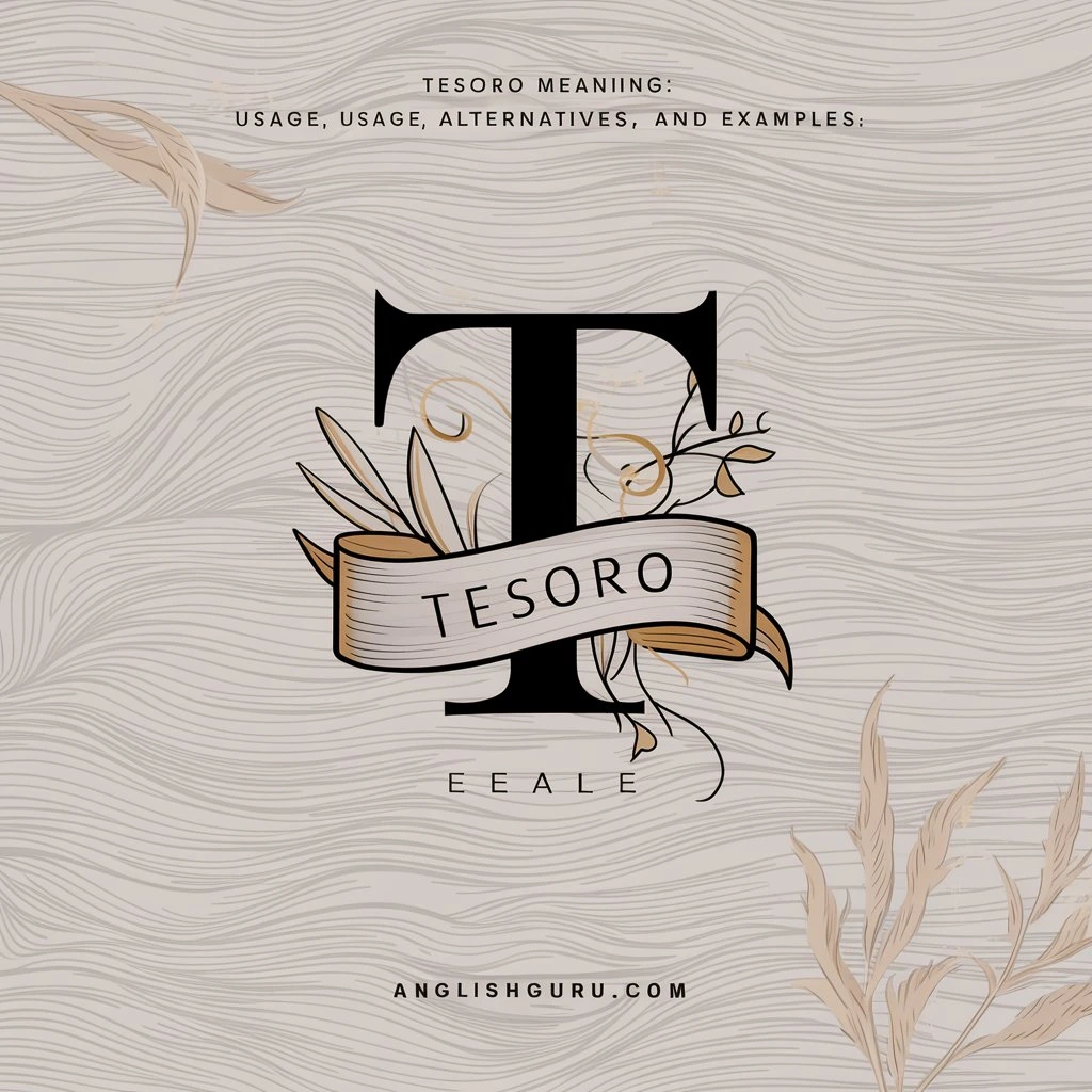 Tesoro Meaning: Usage, Alternatives, and Examples
