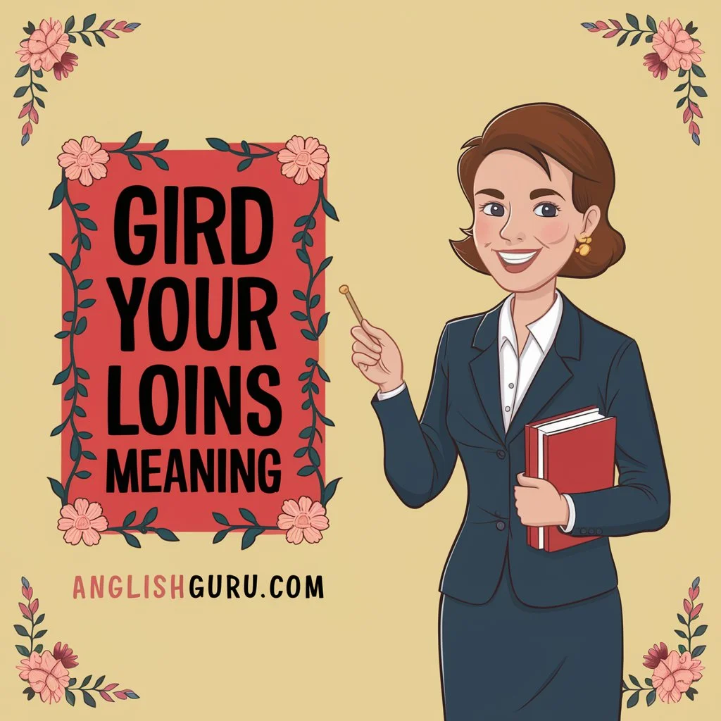 Gird Your Loins Meaning