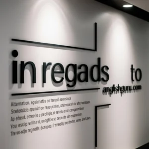Read more about the article 16+ “In Regards To” Meaning: Polite & Professional Alternatives Explained