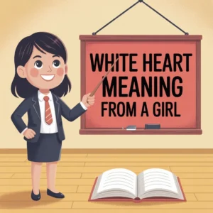 Read more about the article 19+ White Heart Meaning from a Girl: Definition, Symbolism & Modern Usage