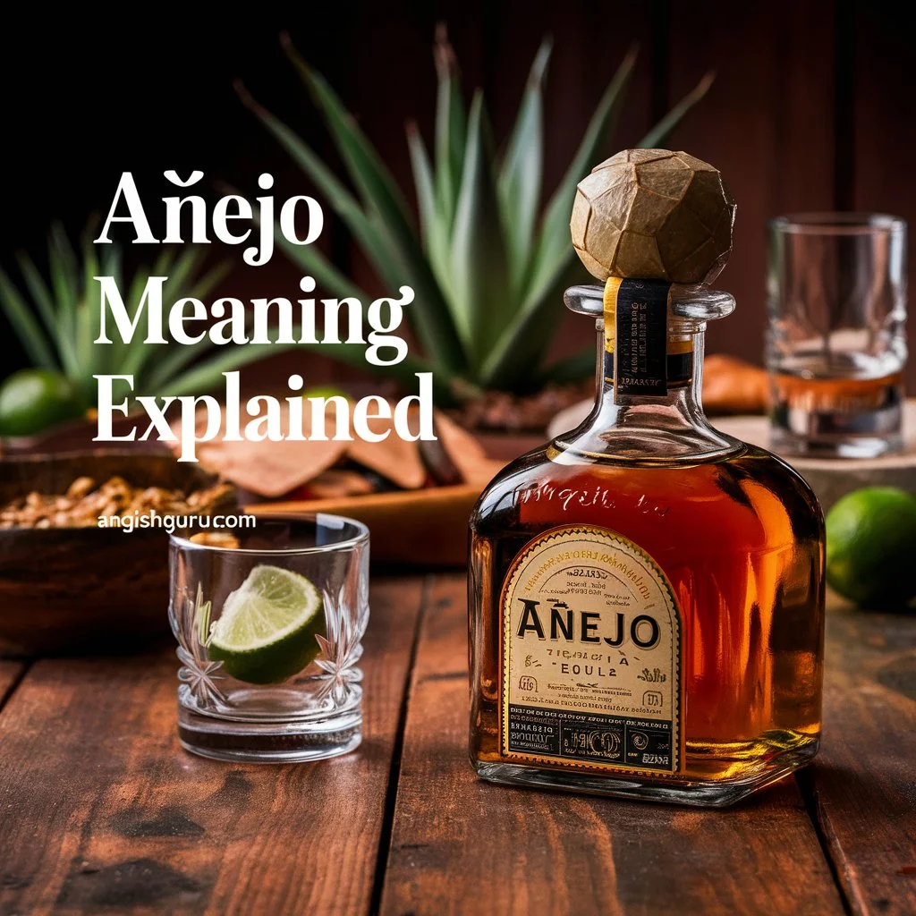 “Añejo meaning explained”