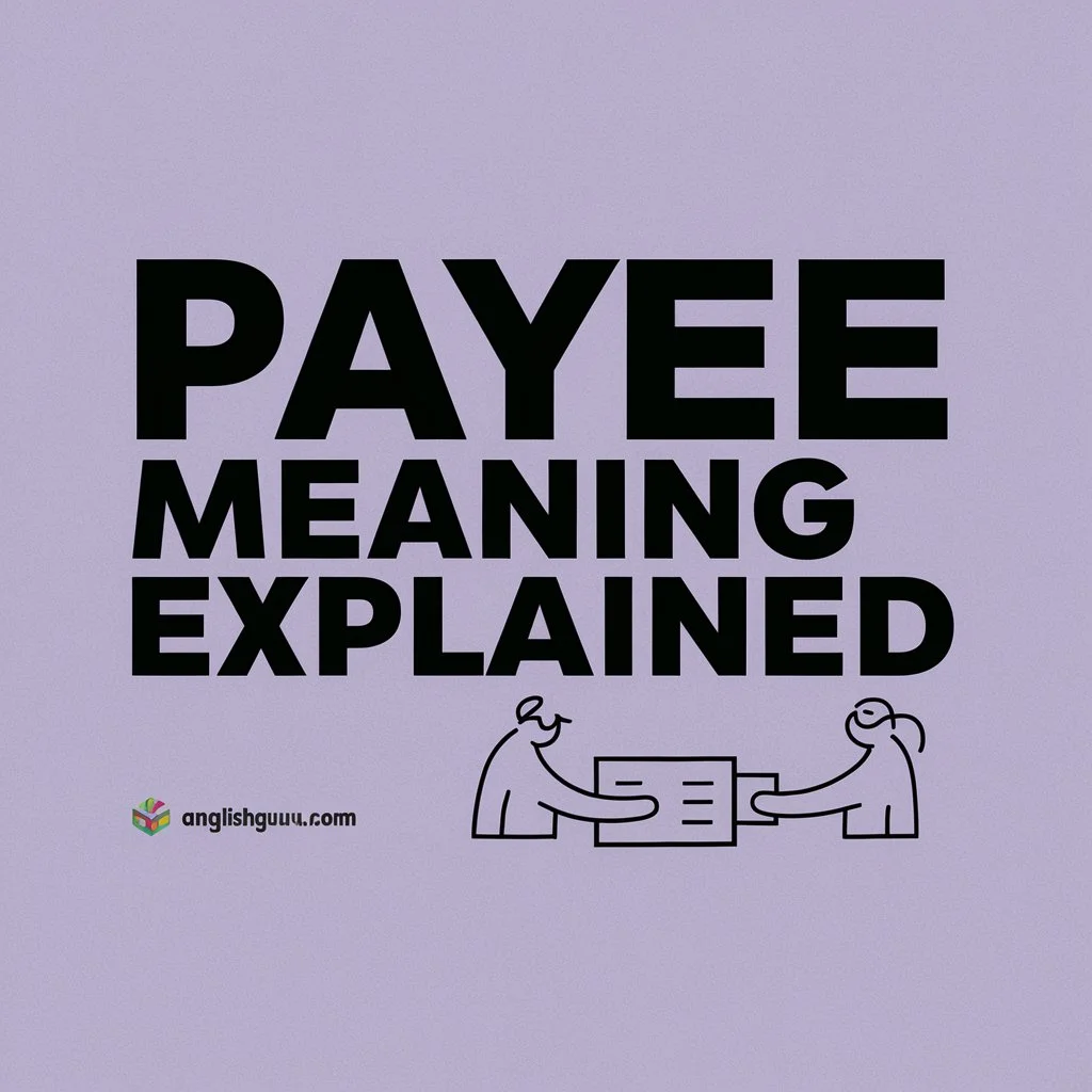Read more about the article Payee Meaning Explained: 20+ Clear Examples & How to Use “Payee” in Texts and Finance