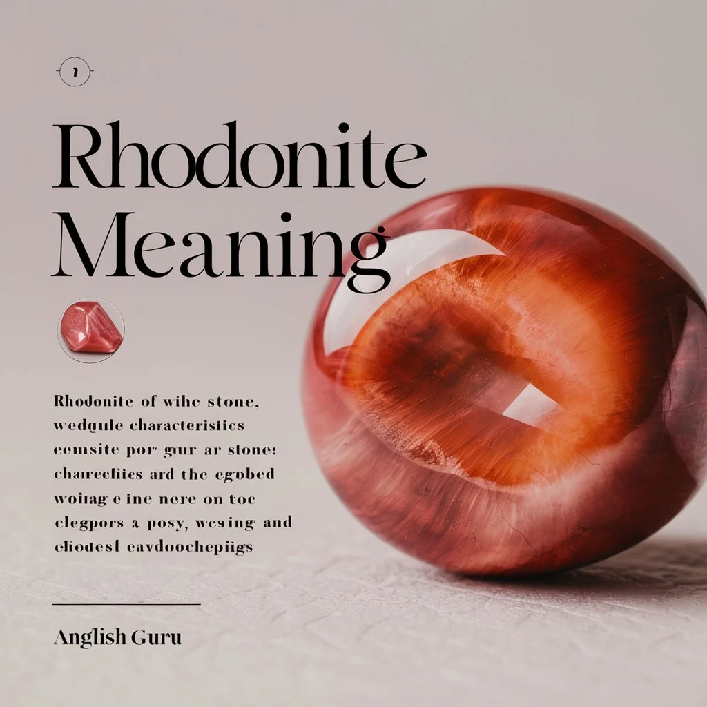 Rhodonite Meaning